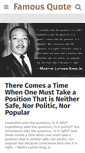 Mobile Screenshot of famous-quote.net