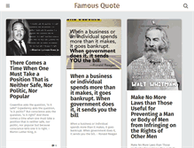 Tablet Screenshot of famous-quote.net